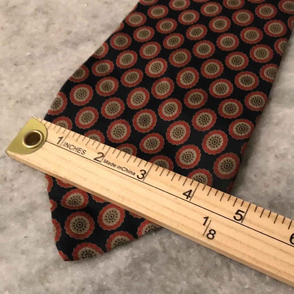 Robert Talbott Silk‎ Tie Mens Black Carmel by the Sea Steven Maloney Kalamazoo